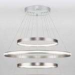 Люстра Light Ring Vertical Silver 5 колец серебро варинант исполнения - 4 | Loft Concept в Перми