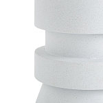 Приставной стол из искусственного камня Chess White варинант исполнения - 2 | Loft Concept в Перми