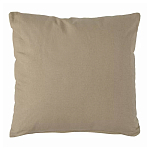 Подушка декоративная хлопковая бежевого цвета с абстрактным принтом Elysian Flow Sand варинант исполнения - 2 | Loft Concept в Перми