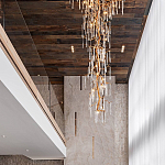 Люстра большая с прозрачными подвесками в форме капель Droplet Chandelier варинант исполнения - 2 | Loft Concept в Перми