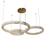 Люстра с 3-мя кольцами из натурального камня Minerals of Light варинант исполнения - 5 | Loft Concept в Перми