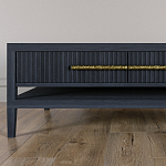 Кофейный стол Primo с двумя ящиками Черный дуб варинант исполнения - 3 | Loft Concept в Перми