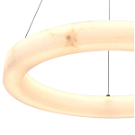 Люстра круглая с цельным каменным корпусом Unbreakable Stone варинант исполнения - 7 | Loft Concept в Перми