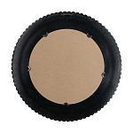 Зеркало круглое с текстурированным дизайном рамы Helios варинант исполнения - 3 | Loft Concept в Перми