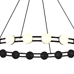 Люстра кольцевая с круглыми светодиодными источниками света Maxine Light варинант исполнения - 5 | Loft Concept в Перми