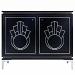 Черный комод в стиле арт-деко Luciano варинант исполнения - 1 | Loft Concept в Перми