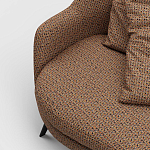 Мебельная ткань Шенилл терракотовый цвет 142 см T4-58 варинант исполнения - 4 | Loft Concept в Перми