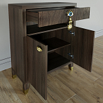 Комод Elsa Dreams Walnut Двухстворчатый  варинант исполнения - 1 | Loft Concept в Перми