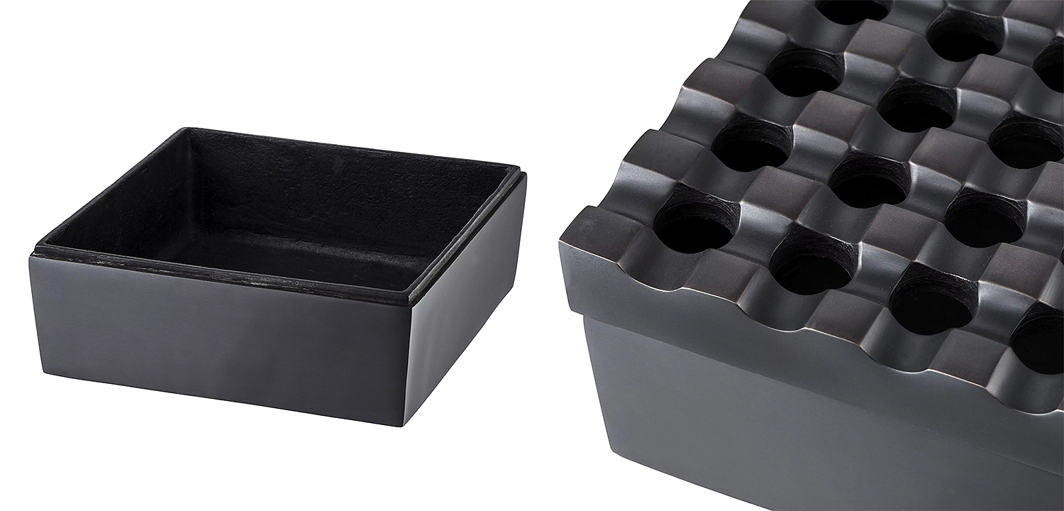 Пепельница Eichholtz Ashtray Deluxe Bronze Пепельница Eichholtz Ashtray Deluxe Bronze - Loft-Concept в Перми