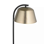 Торшер на изогнутом основании в сочетании черного и золотистого цвета Stable Base варинант исполнения - 2 | Loft Concept в Перми