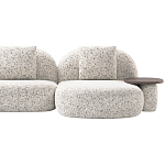 Модульный Диван Orus с кушеткой и столиком варинант исполнения - 5 | Loft Concept в Перми