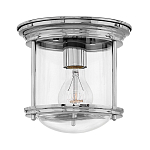 Потолочный светильник для ванных комнат с цилиндрическим стеклянным плафоном и одной лампой Hinkley варинант исполнения - 13 | Loft Concept в Перми