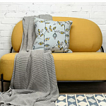 Чехол на подушку с рисунком и вышивкой Aurora Allure Sprout варинант исполнения - 5 | Loft Concept в Перми