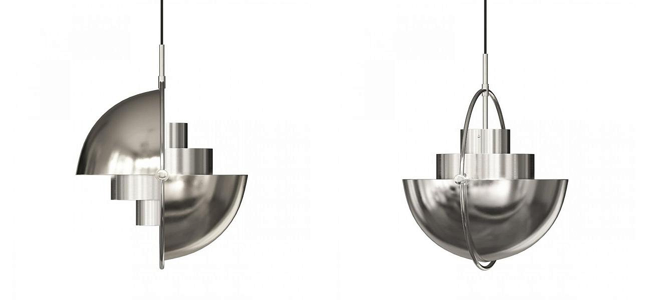 Подвесной светильник Louis Weisdorff Silver диаметр 38 Подвесной светильник Louis Weisdorff Silver диаметр 38 - Loft-Concept в Перми