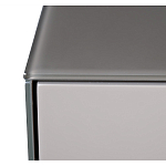 Комод со стеклянной столешницей и с выдвижными ящиками Minimalist Accent варинант исполнения - 5 | Loft Concept в Перми