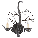 Бра черное в виде ствола дерева Branched Tree варинант исполнения - 2 | Loft Concept в Перми