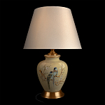 Настольная лампа бежевая с изображением птиц Slip Away варинант исполнения - 2 | Loft Concept в Перми