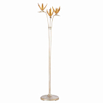 Торшер с 3-мя плафонами в виде цветов Golden Bird of Paradise варинант исполнения - 3 | Loft Concept в Перми