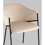 Стул Brace велюр молочный варинант исполнения - 2 | Loft Concept в Перми