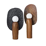 Настольная лампа из дерева Decorative Wooden Lamp варинант исполнения - 1 | Loft Concept в Перми