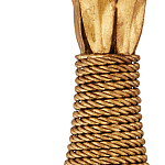 Люстра золотая с декором в виде перьев Bunch of Feathers варинант исполнения - 2 | Loft Concept в Перми