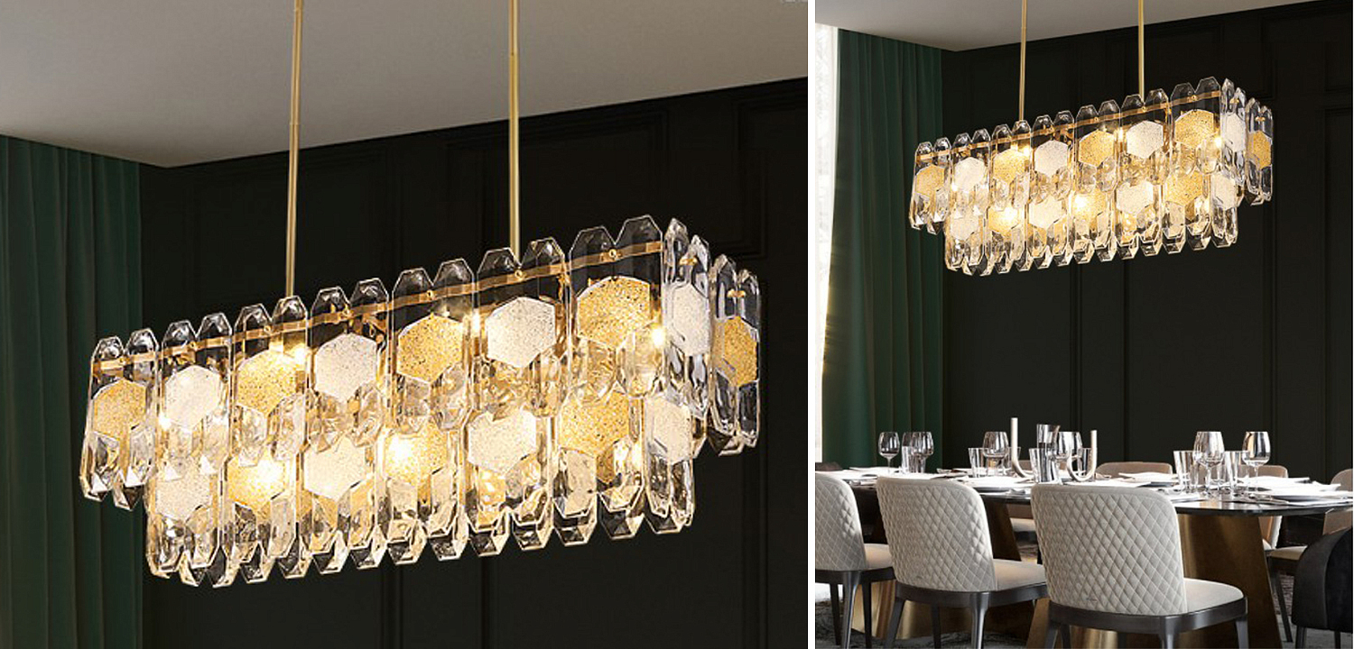 Люстра Oswalda Linear Chandelier Люстра Oswalda Linear Chandelier - Loft-Concept в Перми