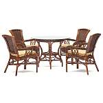 Комплект обеденный из ротанга Eloise варинант исполнения - 1 | Loft Concept в Перми