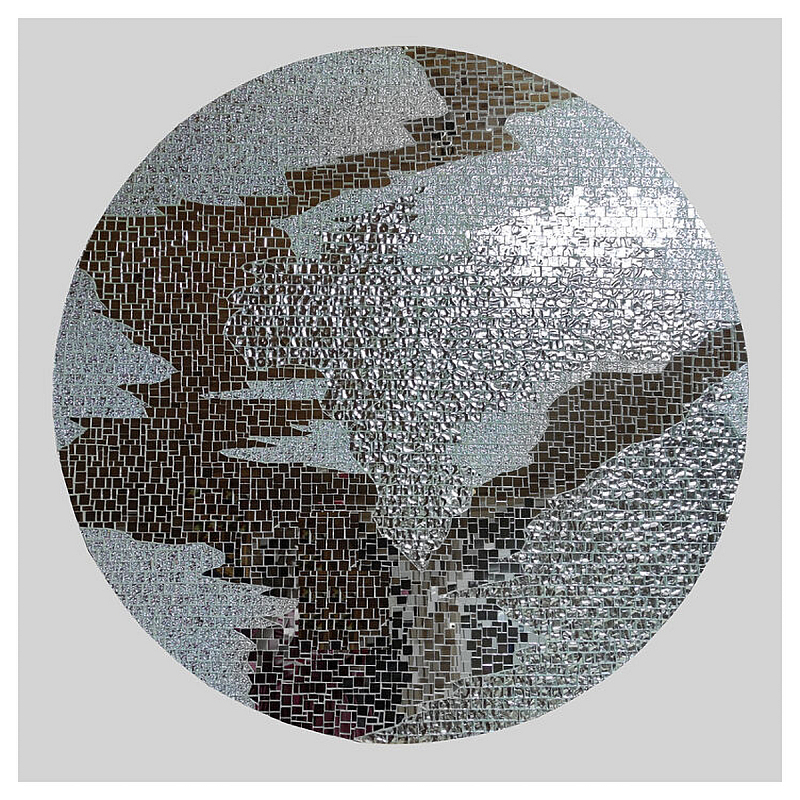 Панно «Moon light» Серый Зеркало в Перми | Loft Concept 