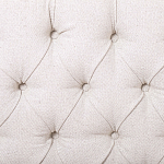 Кровать двуспальная светло-бежевая с основанием из массива дуба с мягким изголовьем Flax Beds варинант исполнения - 4 | Loft Concept в Перми