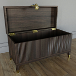 Большой дизайнерский Сундук Elsa Dreams Walnut варинант исполнения - 2 | Loft Concept в Перми
