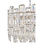 Круглая люстра с хрустальными подвесками на серебряном каркасе Gorgeous Crystal Light варинант исполнения - 4 | Loft Concept в Перми