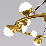 Люстра подвесная светодиодная с плафонами в форме шара Italian Globe Cedar Moss Light варинант исполнения - 3 | Loft Concept в Перми