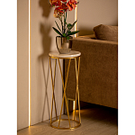 Столик дизайнерский Beige marble варинант исполнения - 4 | Loft Concept в Перми