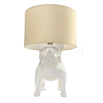 Настольная лампа COLLECTION OF DOGS с абажуром Бульдог варинант исполнения - 2 | Loft Concept в Перми
