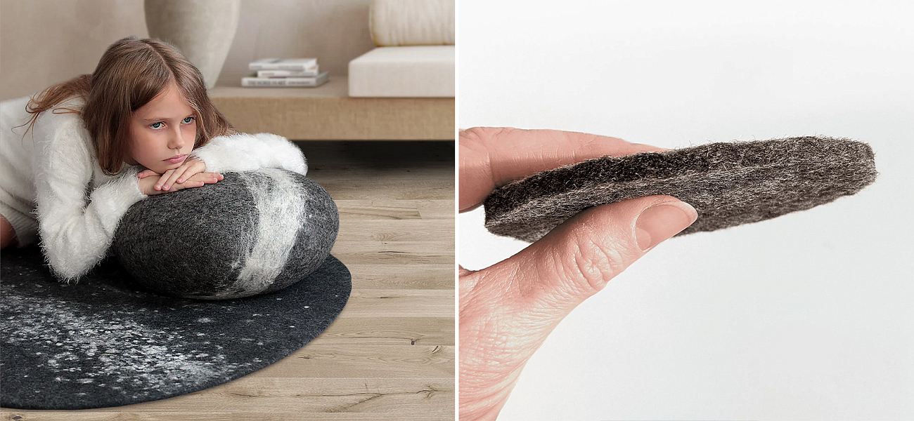 Ковер из Шерсти KATSU "MILKY WAY" Ковер из Шерсти KATSU "MILKY WAY" - Loft-Concept в Перми