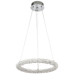 Кольцевая люстра с хрустальным декором Gilbertine Crystal Ring Chandelier варинант исполнения - 2 | Loft Concept в Перми