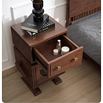 Тумбочка прикроватная с ящиком и дверцей Робот Robot Desk варинант исполнения - 6 | Loft Concept в Перми