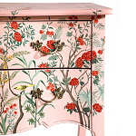 Комод розовый с росписью Цветы L.XV CHEST OF DRAWERS Flowers варинант исполнения - 3 | Loft Concept в Перми