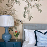 Обои ручная роспись Silk Tree Special Colurway on Sabbia slub silk варинант исполнения - 2 | Loft Concept в Перми