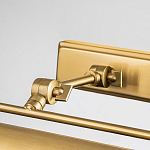 Светильник для картин цвета состаренная латунь с широким плафоном на прямоугольном основании Elstead Lighting варинант исполнения - 9 | Loft Concept в Перми