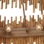 Люстра с абажуром из ротанга Wicker Furniture варинант исполнения - 2 | Loft Concept в Перми