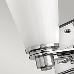 Бра для ванных комнат с белыми стеклянными конусными плафонами Hinkley варинант исполнения - 8 | Loft Concept в Перми