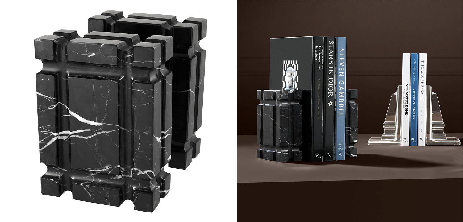 Держатель для книг Eichholtz BOOKEND LINEA SET OF 2 Держатель для книг Eichholtz BOOKEND LINEA SET OF 2 - Loft-Concept в Перми