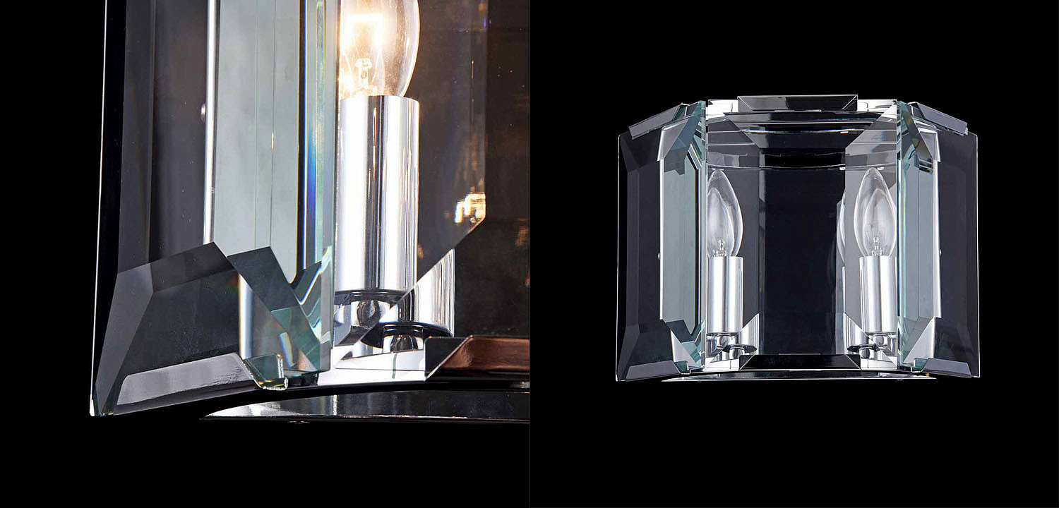 Бра Lari Harlow Crystal Round chrome Бра Lari Harlow Crystal Round chrome - Loft-Concept в Перми