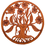 Панно из дерева Foliage Panel With Trees варинант исполнения - 1 | Loft Concept в Перми