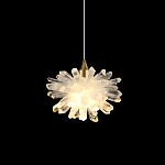 Подвесной светильник с натуральным горным хрусталем Crystal Shimmer варинант исполнения - 2 | Loft Concept в Перми