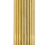 Подвесной светильник золотой в форме цилиндра из тонких металлических трубок  Long Tubular Lampshade варинант исполнения - 1 | Loft Concept в Перми