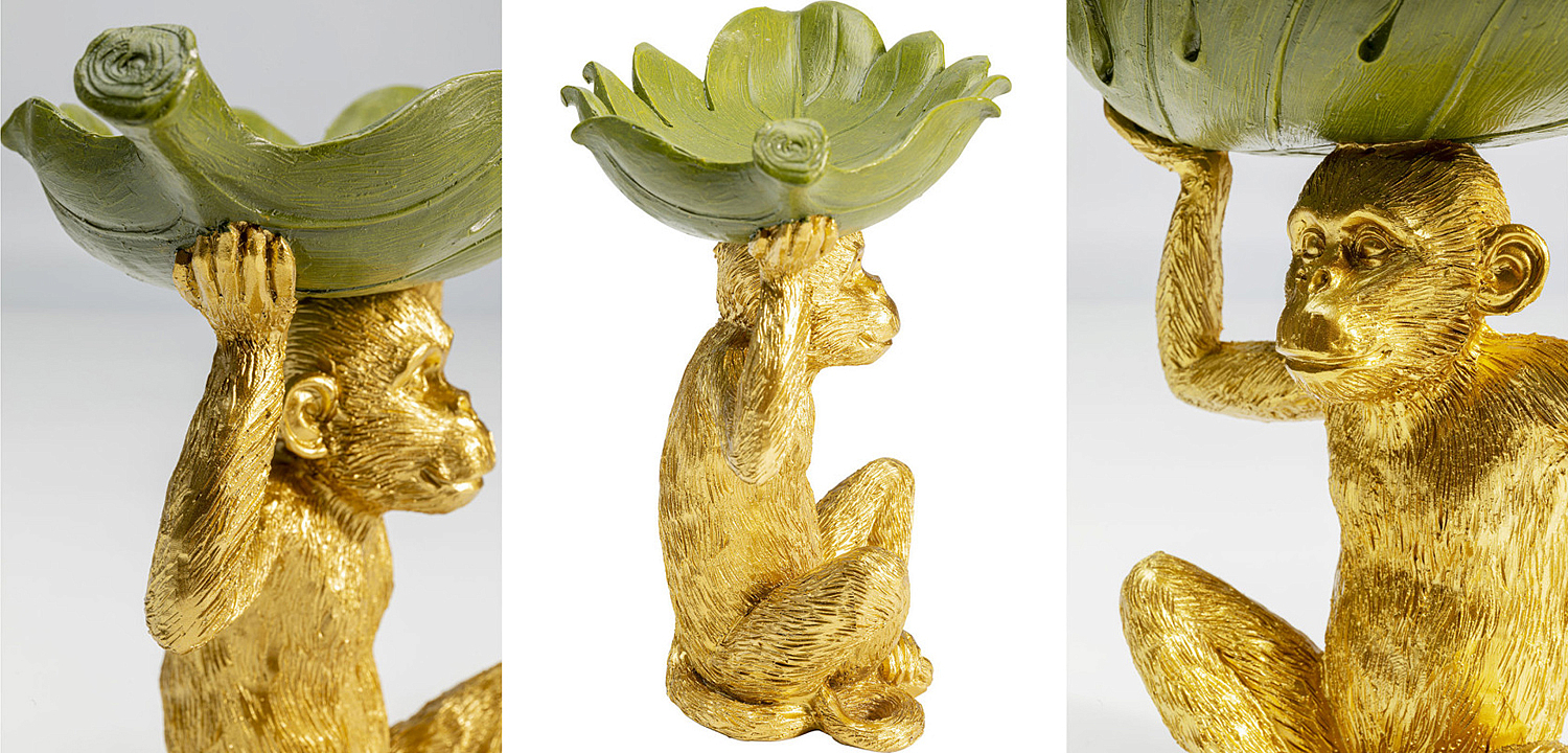 Конфетница Golden Monkey holding a leaf Конфетница Golden Monkey holding a leaf - Loft-Concept в Перми