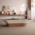 Журнальный столик фигурный со стеклянной столешницей Table Drop варинант исполнения - 3 | Loft Concept в Перми