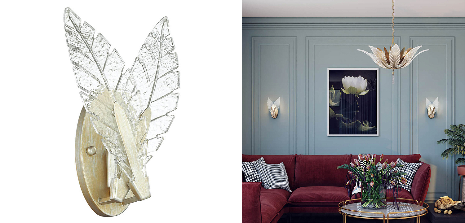 Бра Glass Petals Sconce Бра Glass Petals Sconce - Loft-Concept в Перми